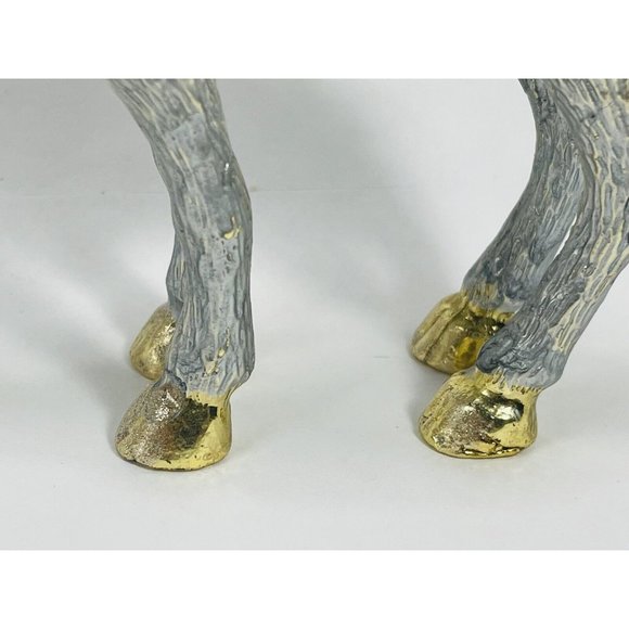 Crystal Bejeweled Camel Heavy Latching Trinket Box Silver Gold Emerald Colored - Picture 10 of 16